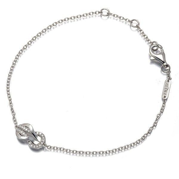 Fred Bracelet Diamond Chance Infinie Small 18K 750 White Gold (1 of 4)