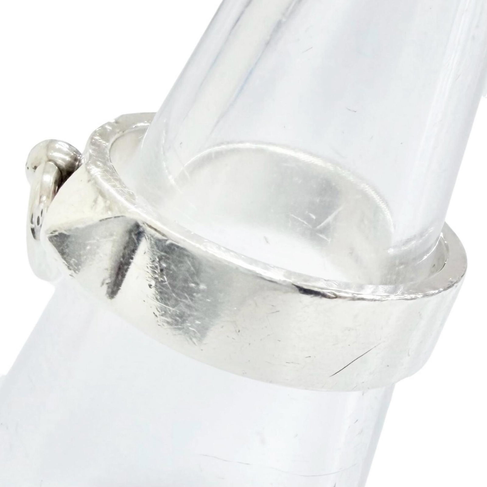 Silver Ring Band Hermes 925 - 3