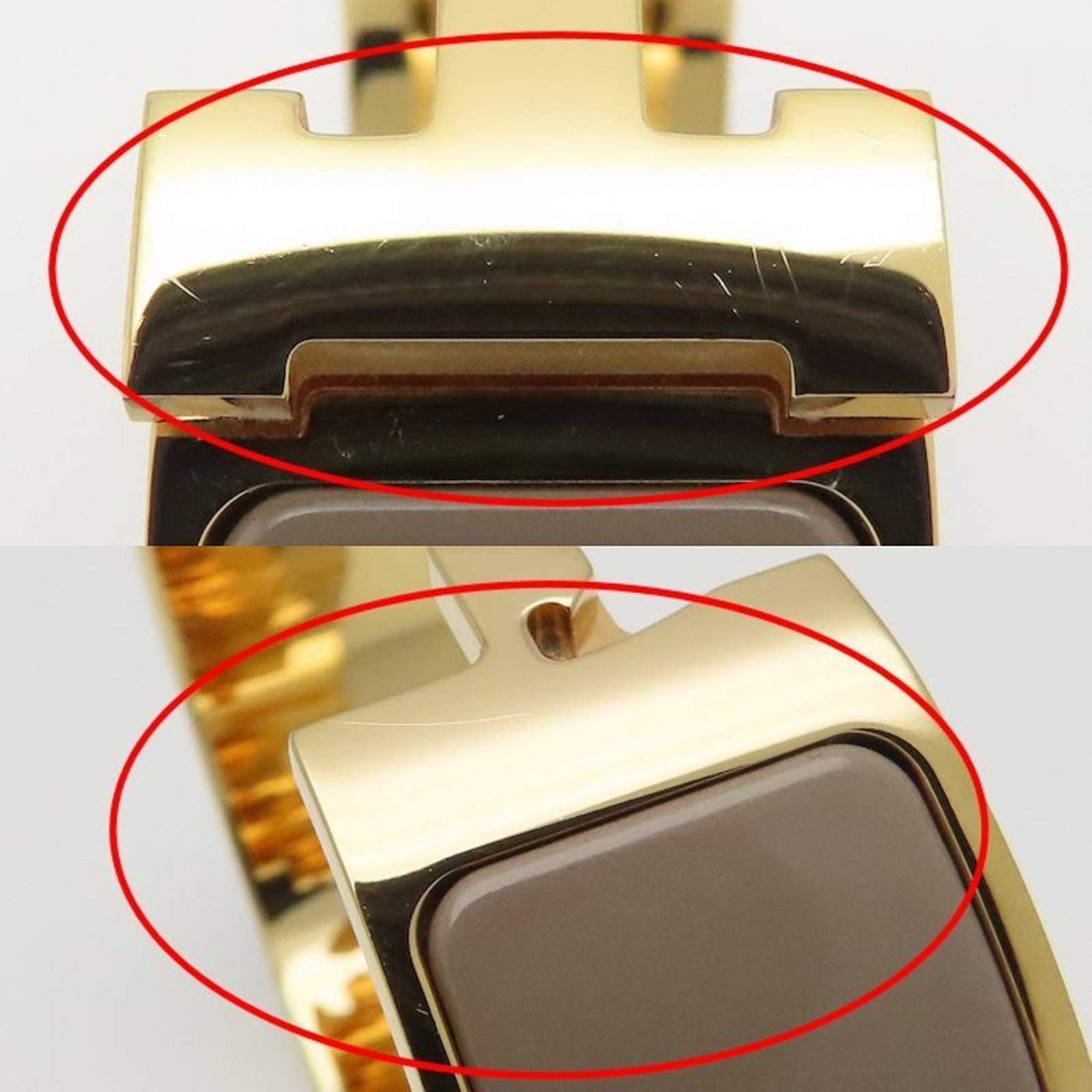 Gold Plating Bangle Hermes - 10