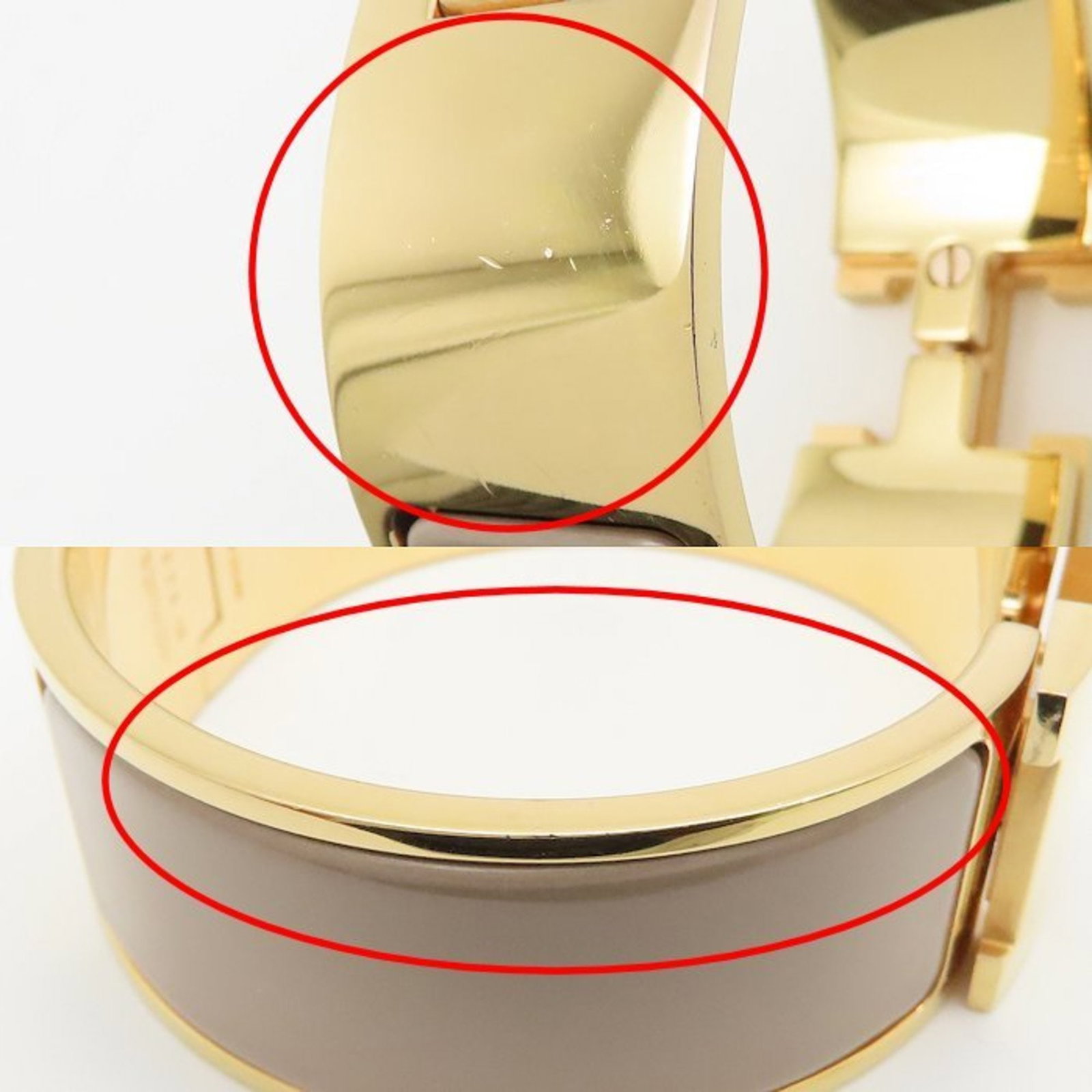 Gold Plating Bangle Hermes - 9