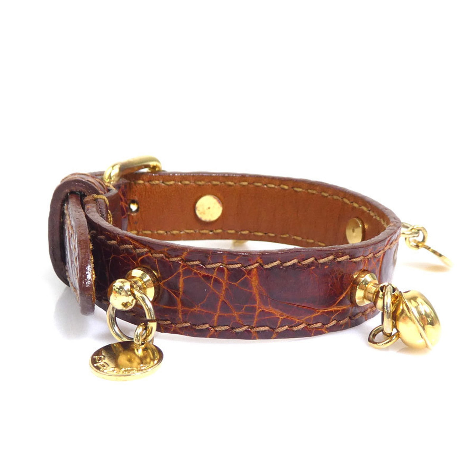 Charm Leather Prada Bracelet - 2