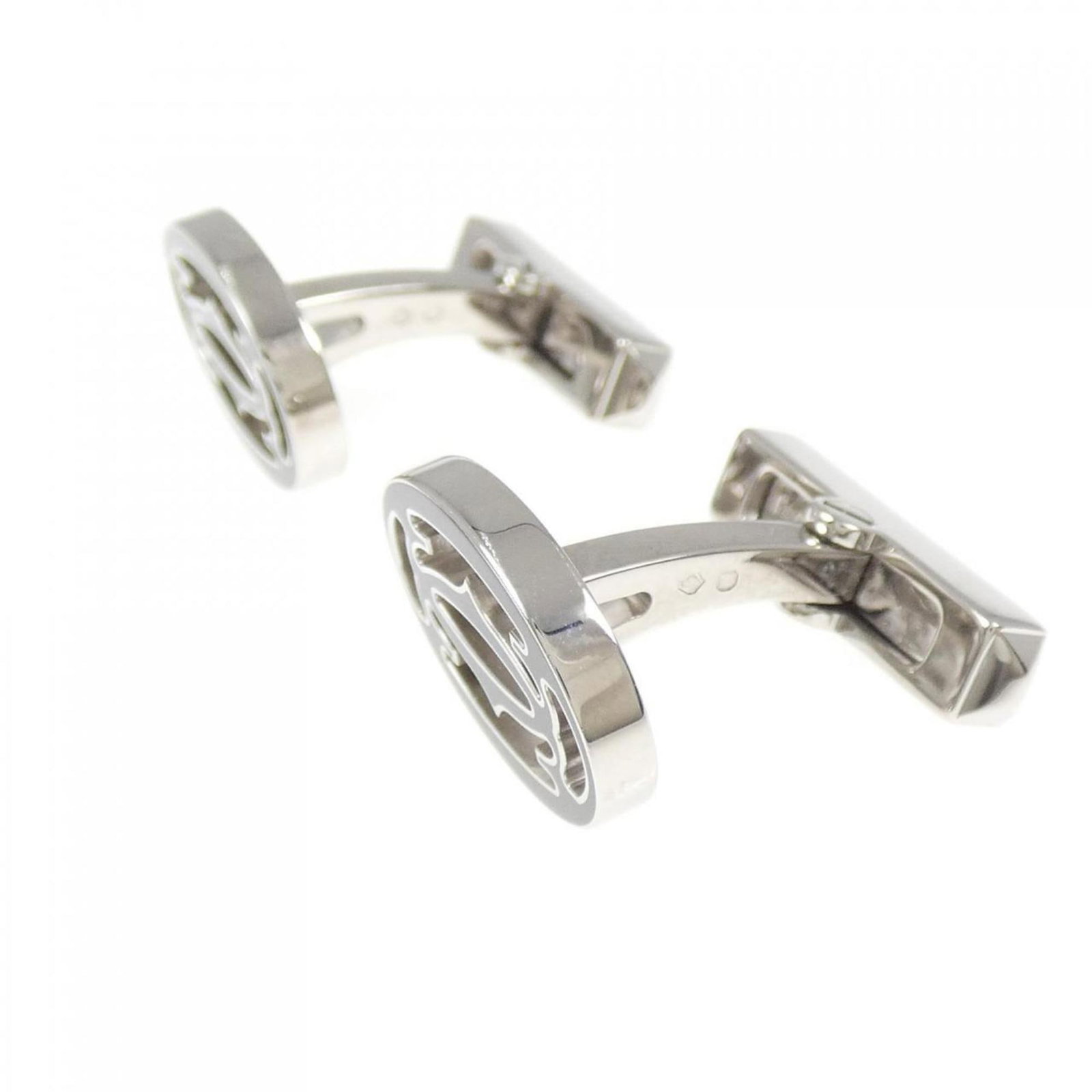 Silver Cartier 925 Cufflinks - 2