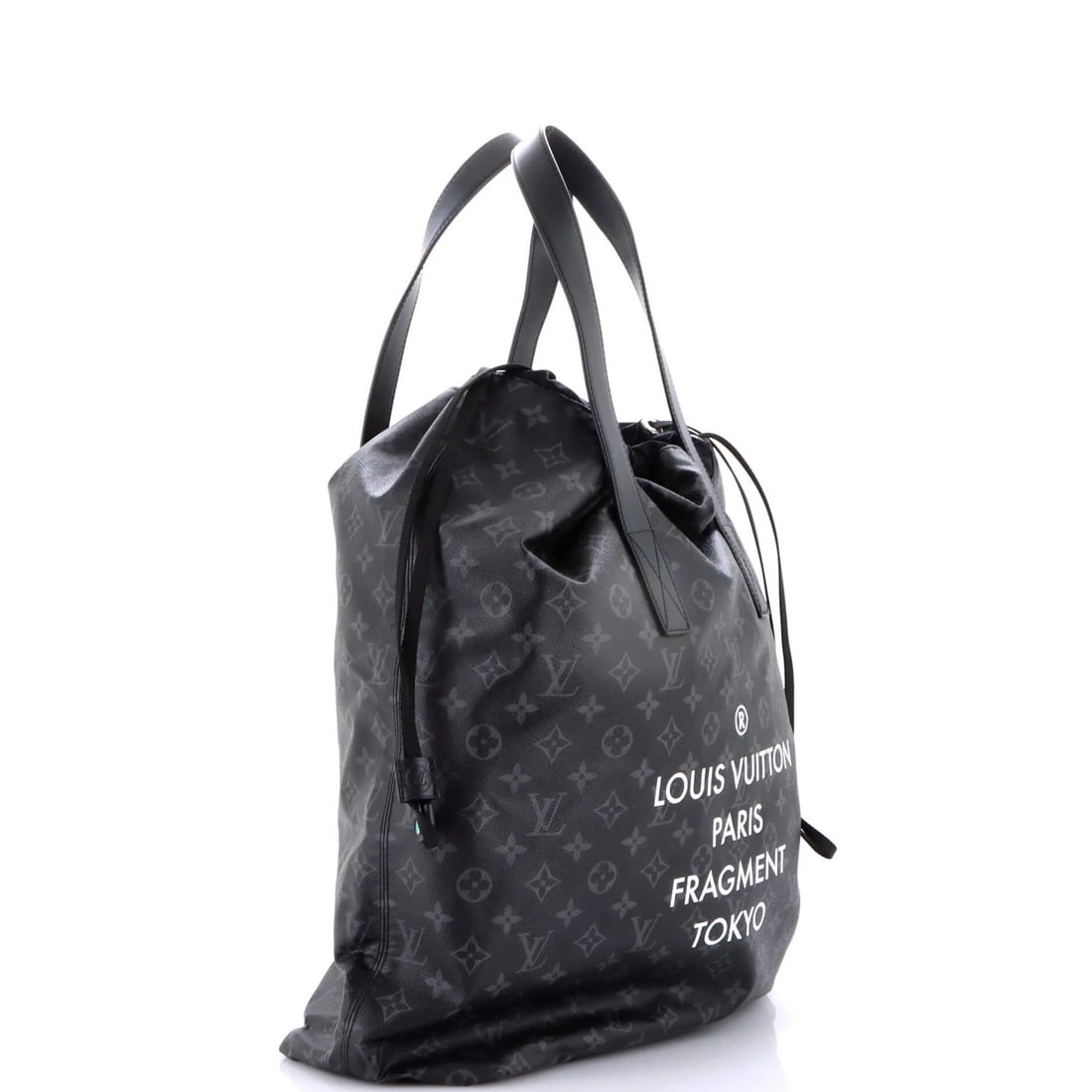 Cabas Light Drawstring Bag Monogram Canvas Louis Vuitton Flash Fragment Eclipse - 3
