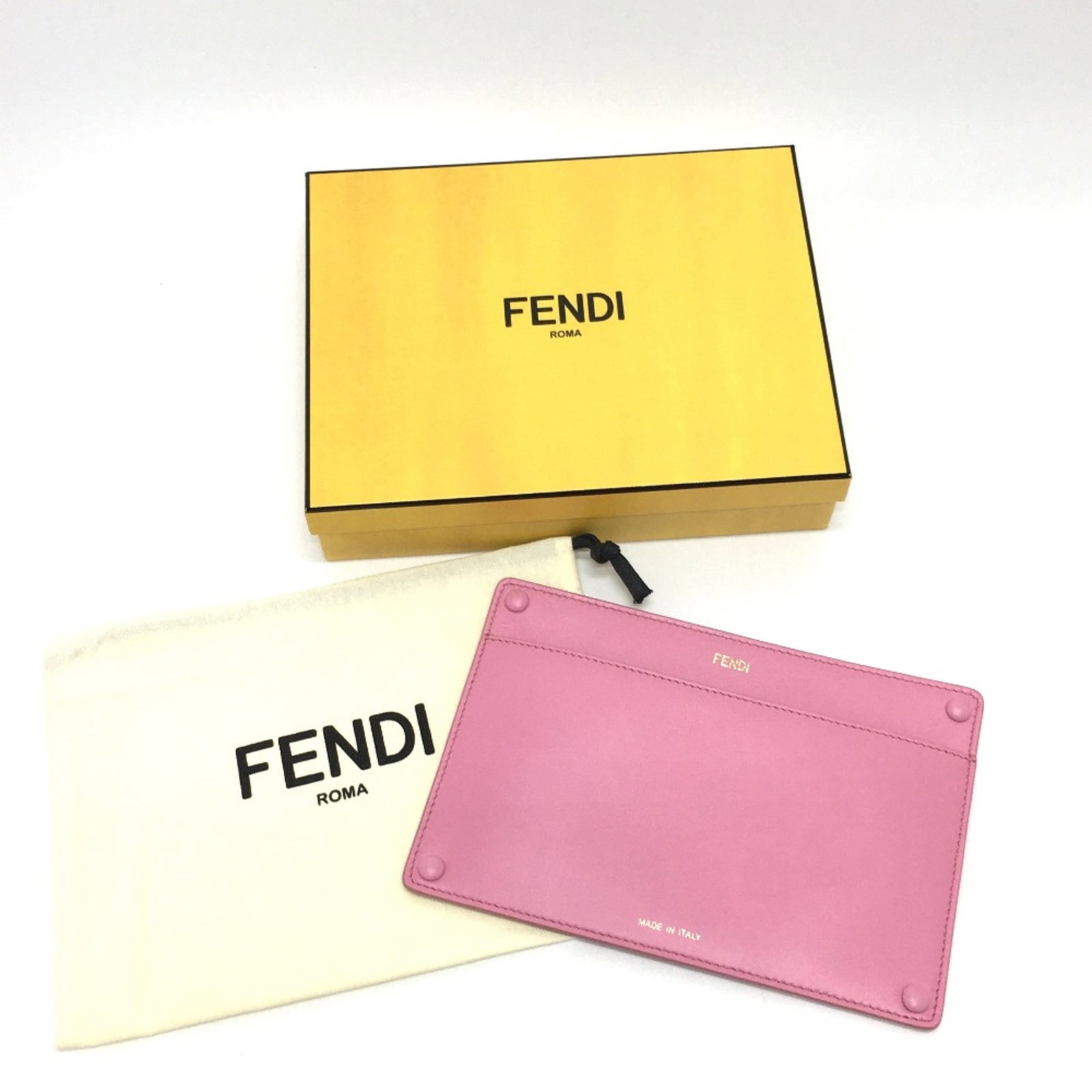 Fendi Pouch Leather - 12