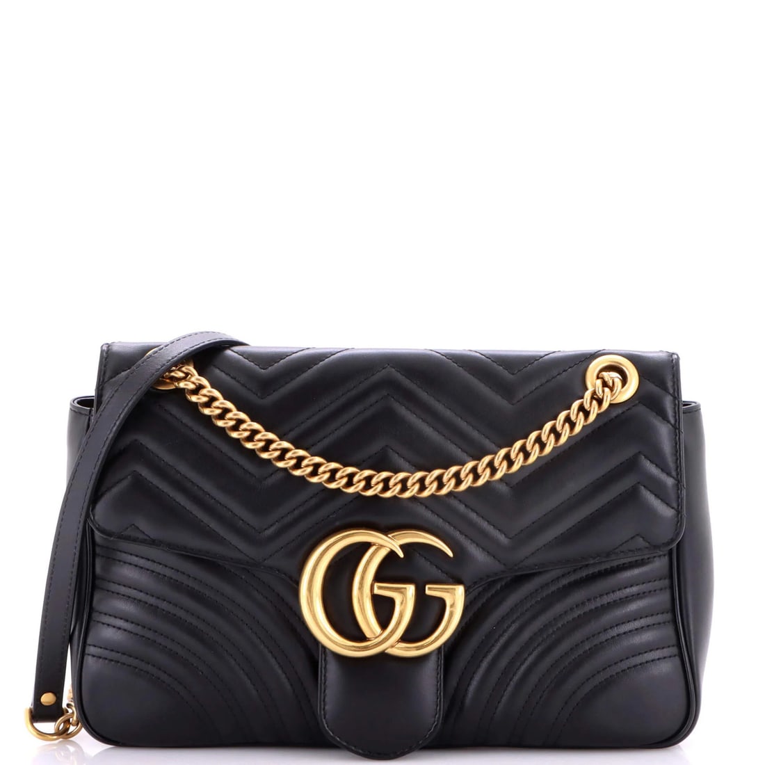Marmont Flap Bag Medium Matelasse Leather Gucci GG (1 of 7)