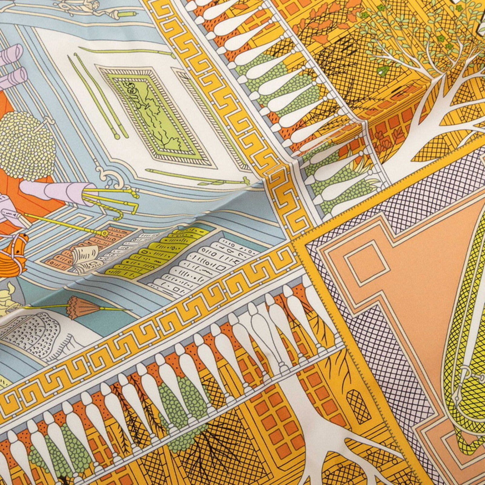 Hermes silk scarf - 7