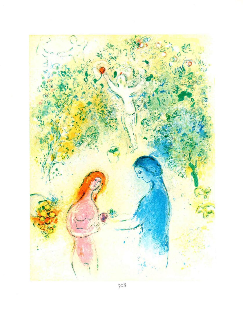 MARC CHAGALL Daphnis et Chloe - Frontspice 12.5" x 9.75" Poster 1963 Modernism: MARC CHAGALL Daphnis et Chloe - Frontspice 12.5" x 9.75" Poster 1963 Modernism Item Specifics: Artist: Marc Chagall Brand: Chagall Marc Exact Year: 1963 Height: 12.5 Item Height: 12.5 Type: Offset Lit