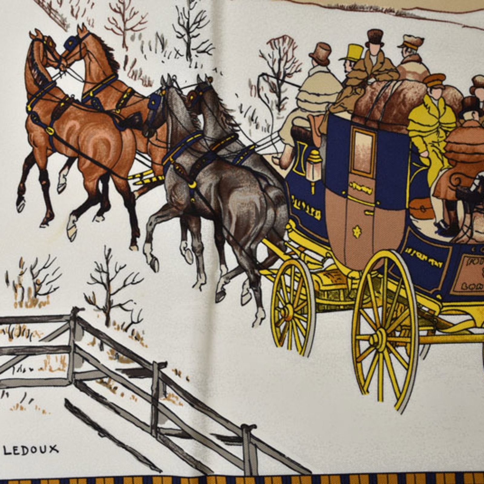 Hermes silk scarf - 6