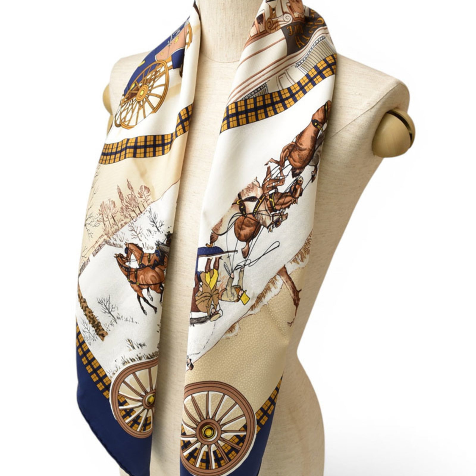 Hermes silk scarf - 9