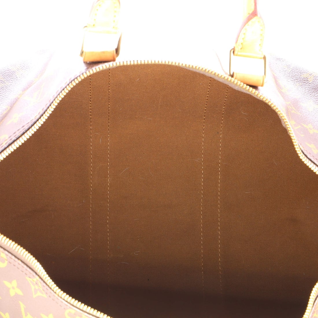 Canvas Monogram Louis Vuitton Keepall Bag - 5