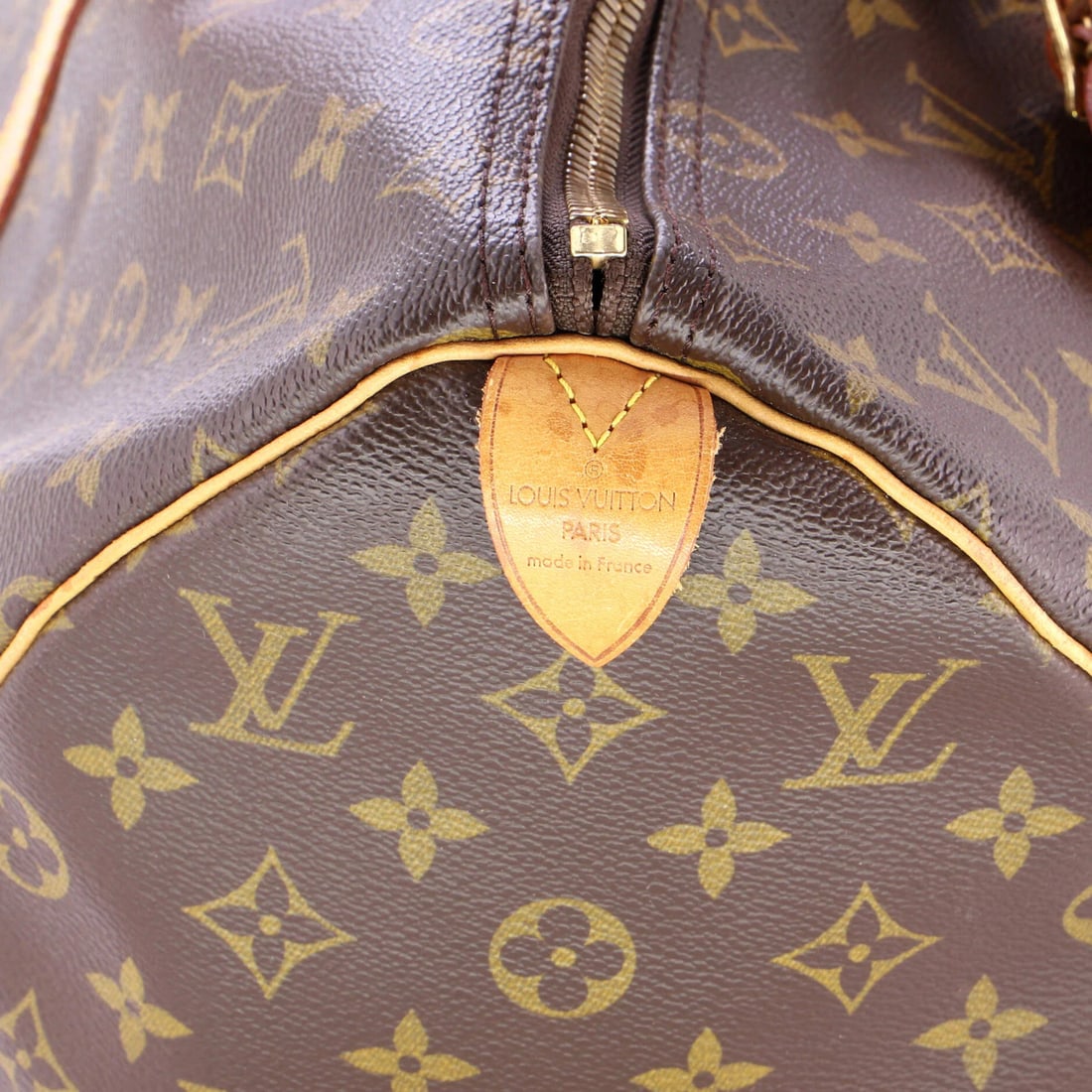 Canvas Monogram Louis Vuitton Keepall Bag - 7