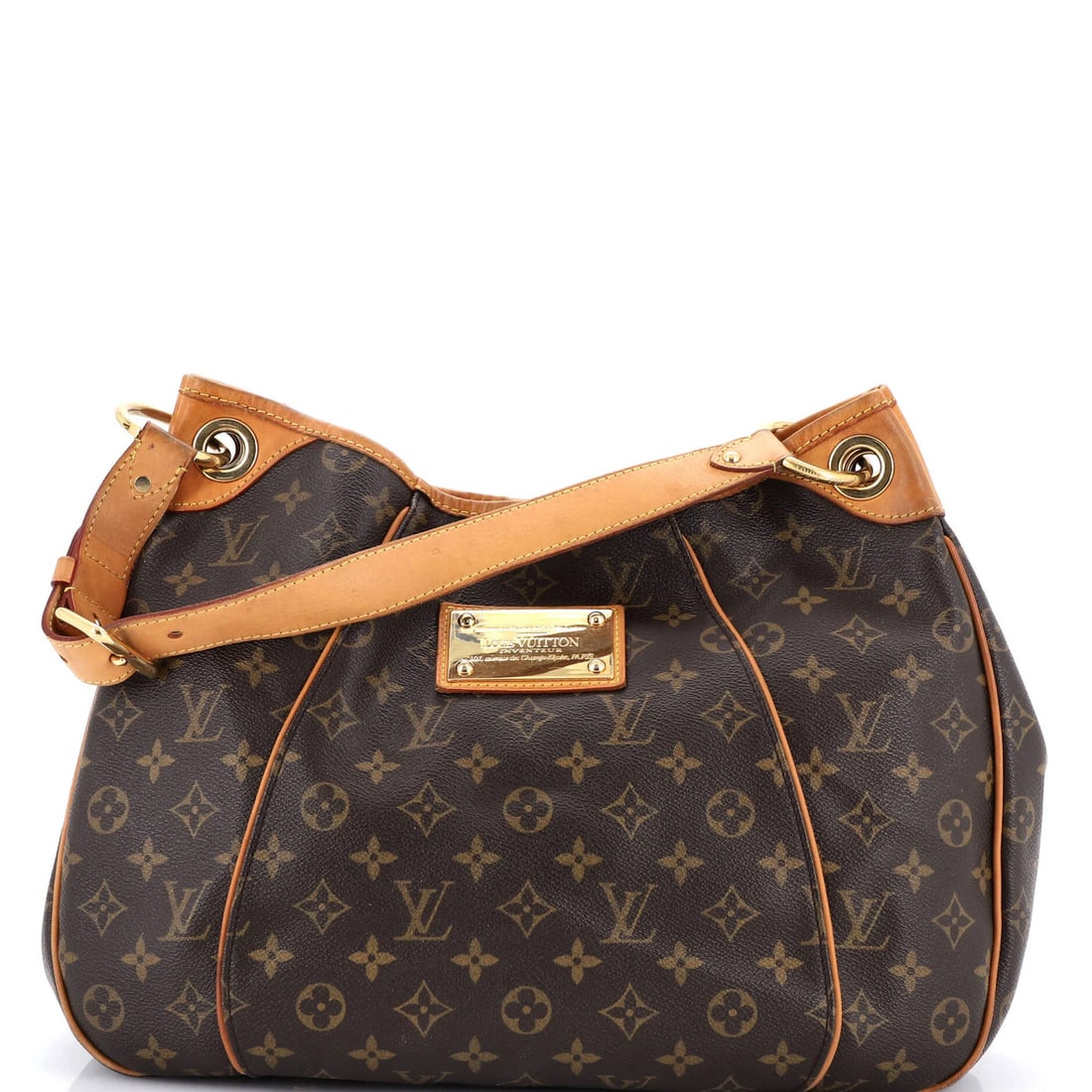 Canvas Monogram Handbag Galliera Louis Vuitton: Canvas Monogram Handbag Galliera Louis Vuitton Canvas Monogram Handbag Galliera Louis Vuitton in Brown.This Louis Vuitton Galliera handbag features a classic canvas monogram design, with heavy scuffs 