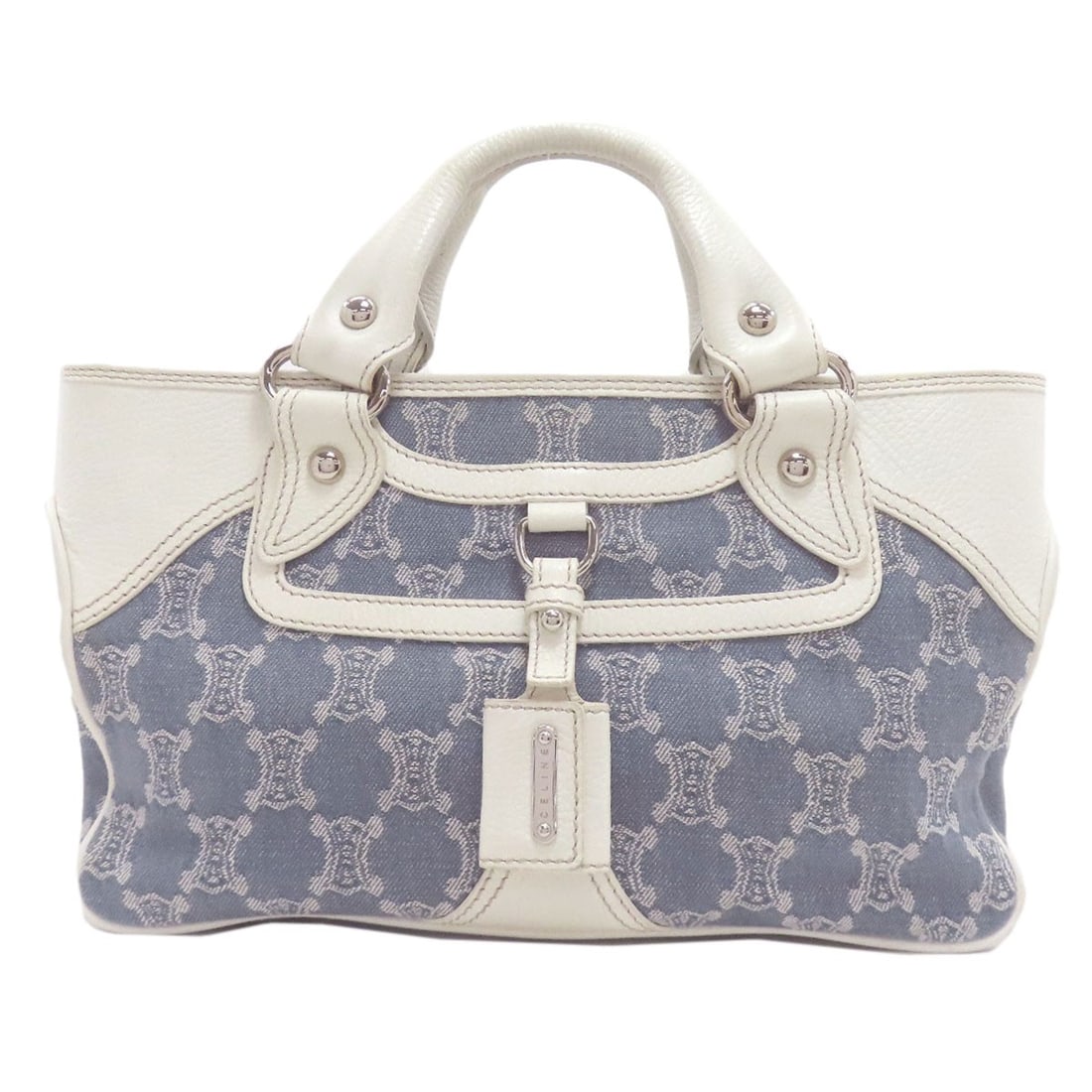 Boogie Handbag Bag Leather Denim Celine (1 of 20)