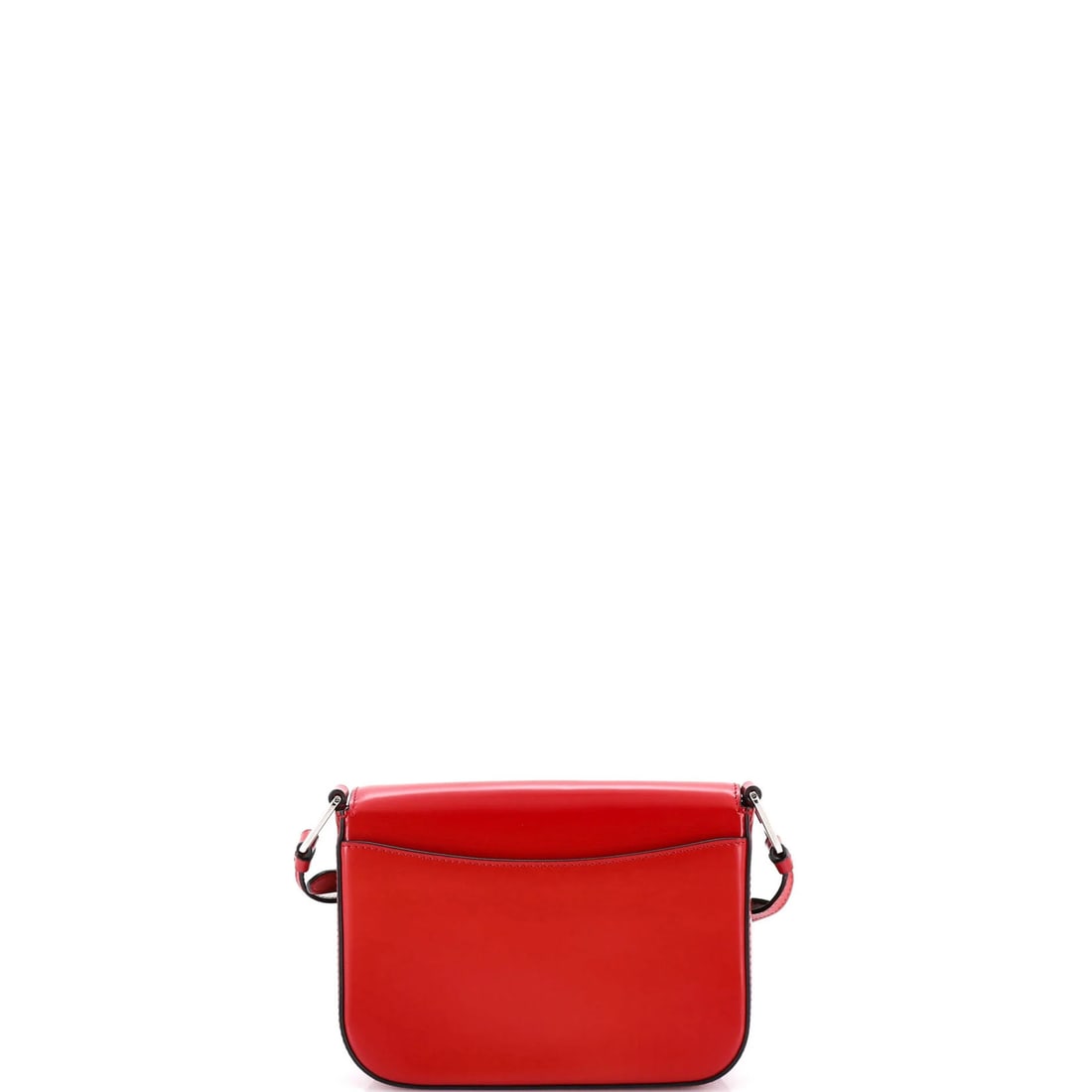 Spazzolato Leather Small Shoulder Bag Prada Full - 3