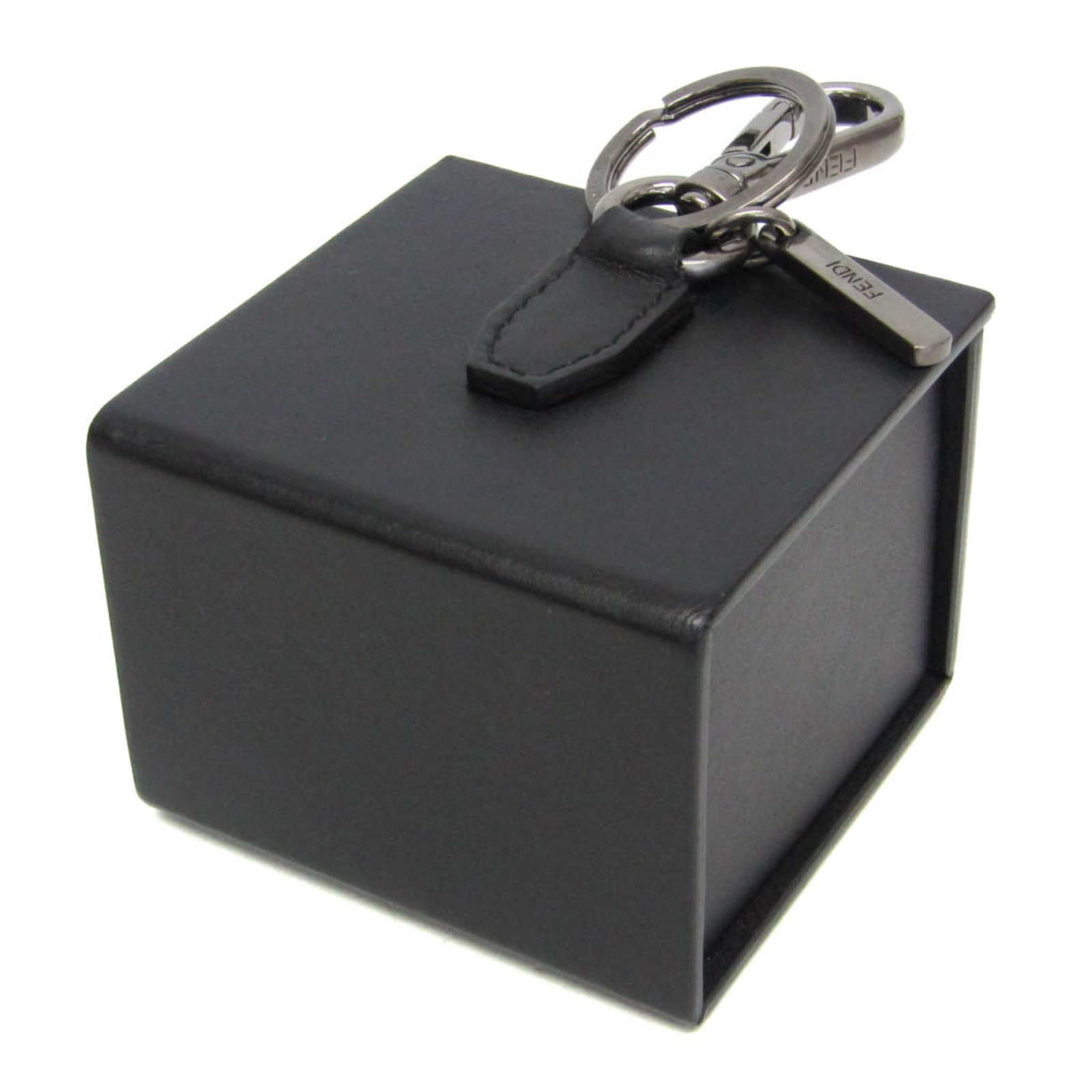 Fendi leather keyring - 3