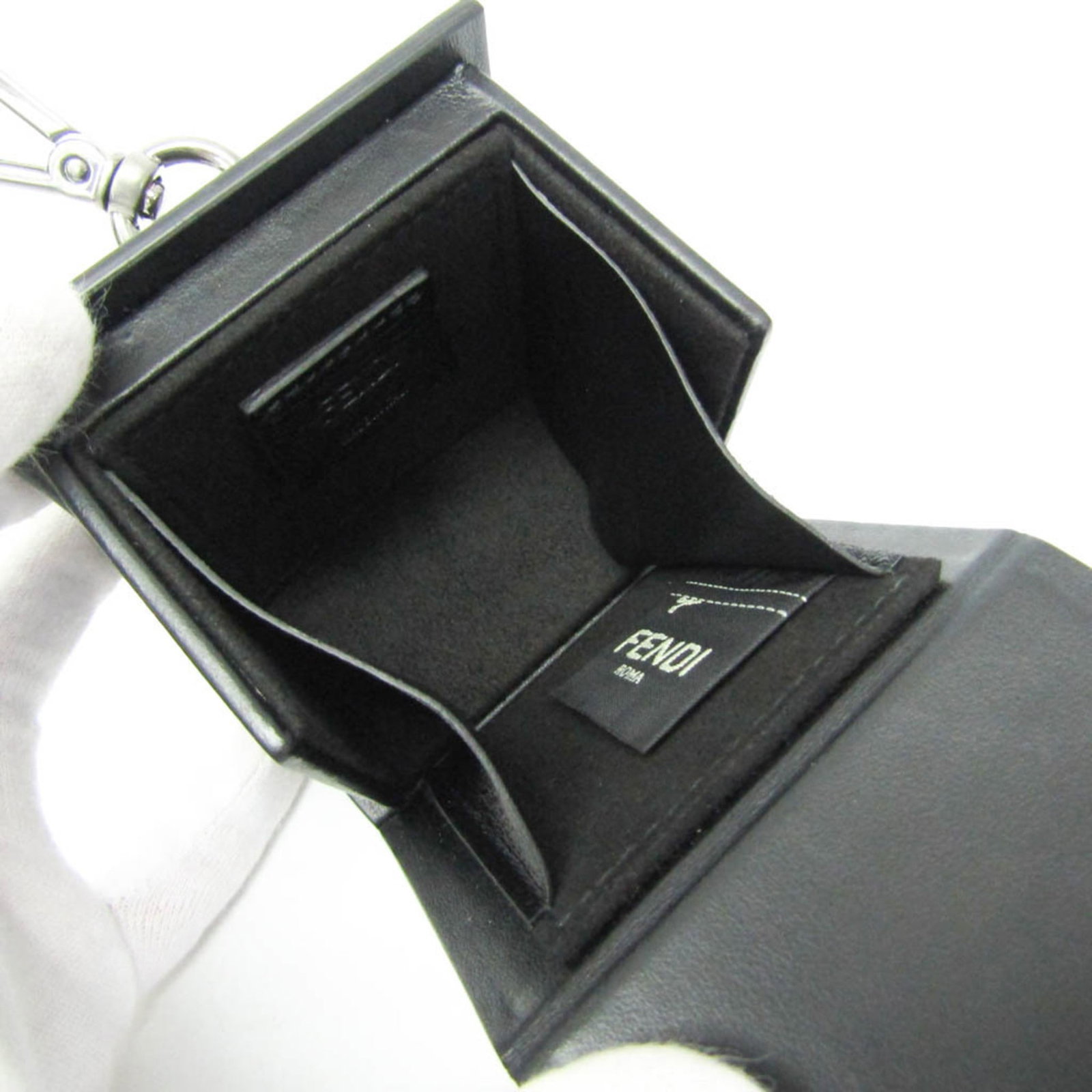 Fendi leather keyring - 4