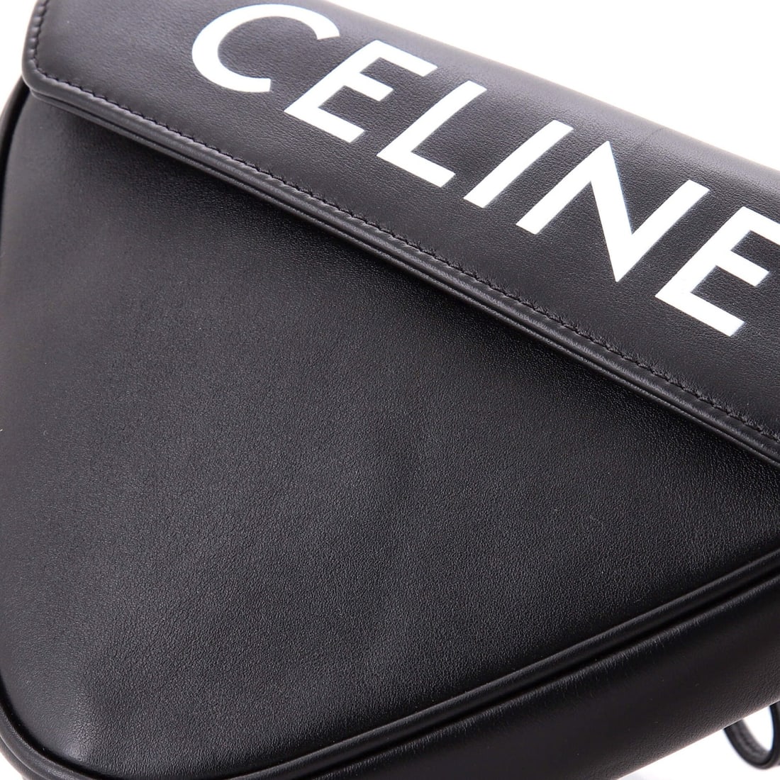 Small leather bag triangle Celine - 6