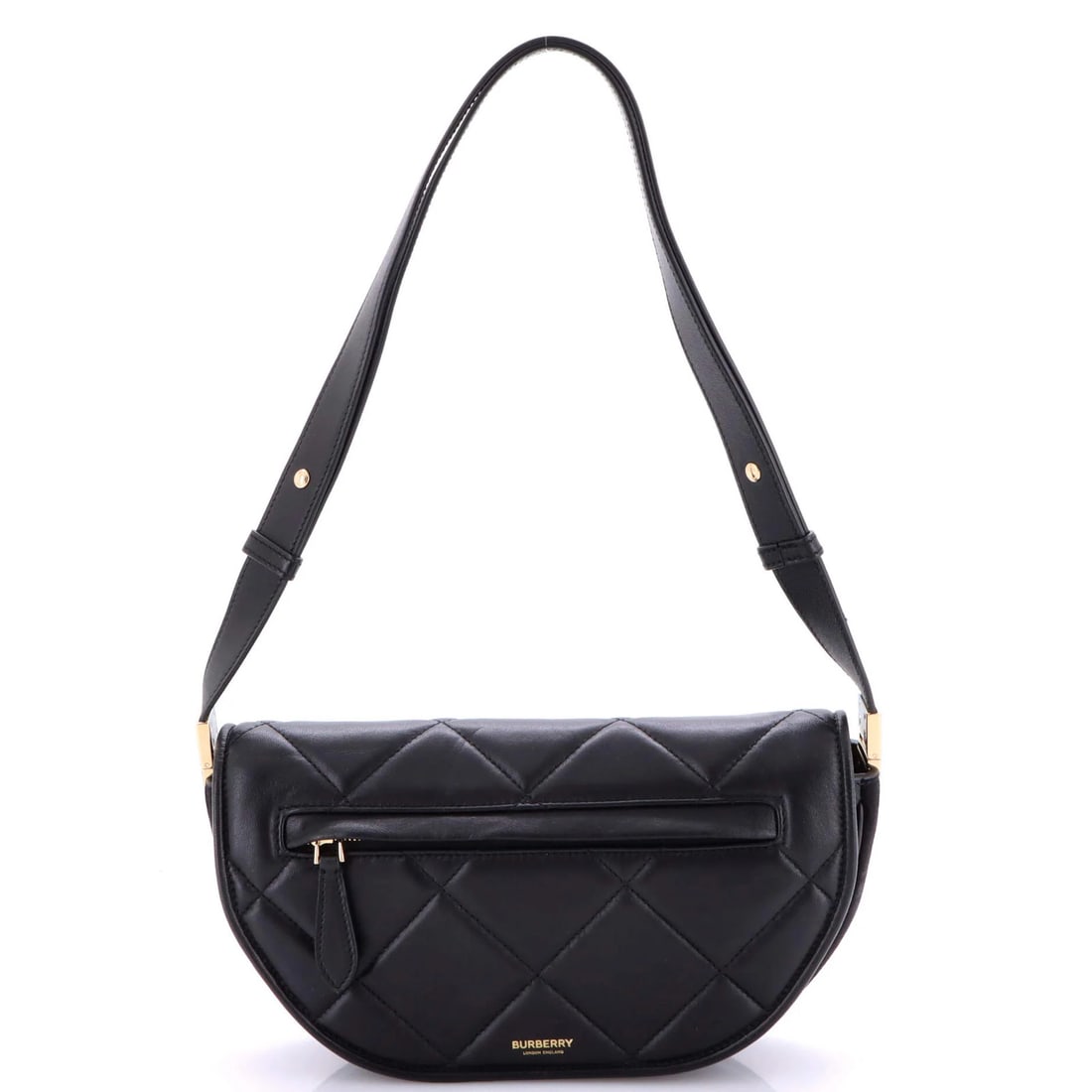 Burberry Olympia Flap Bag Quilted Leather Small (1 of 5)