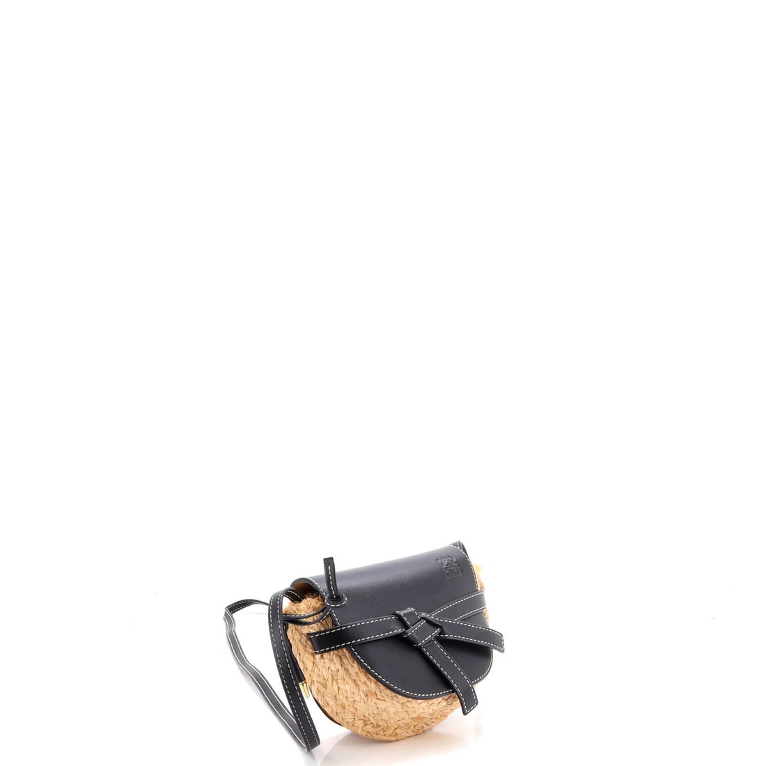 Leather Gate Loewe Shoulder Raffia Mini - 2