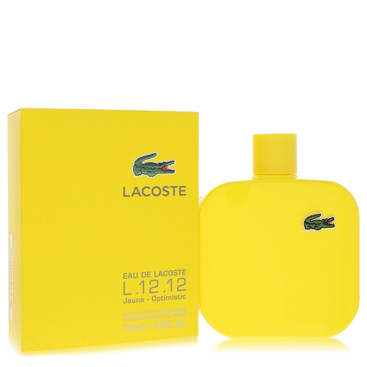 Lacoste Eau De Lacoste L.12.12 Jaune by Lacoste Eau De Toilette Spray 5.9 oz: Lacoste Eau De Lacoste L.12.12 Jaune by Lacoste Eau De Toilette Spray 5.9 oz Lacoste Eau de Lacoste L.12.12 Jaune is a fun and fresh cologne that lifts your mood and puts a spring in your step,