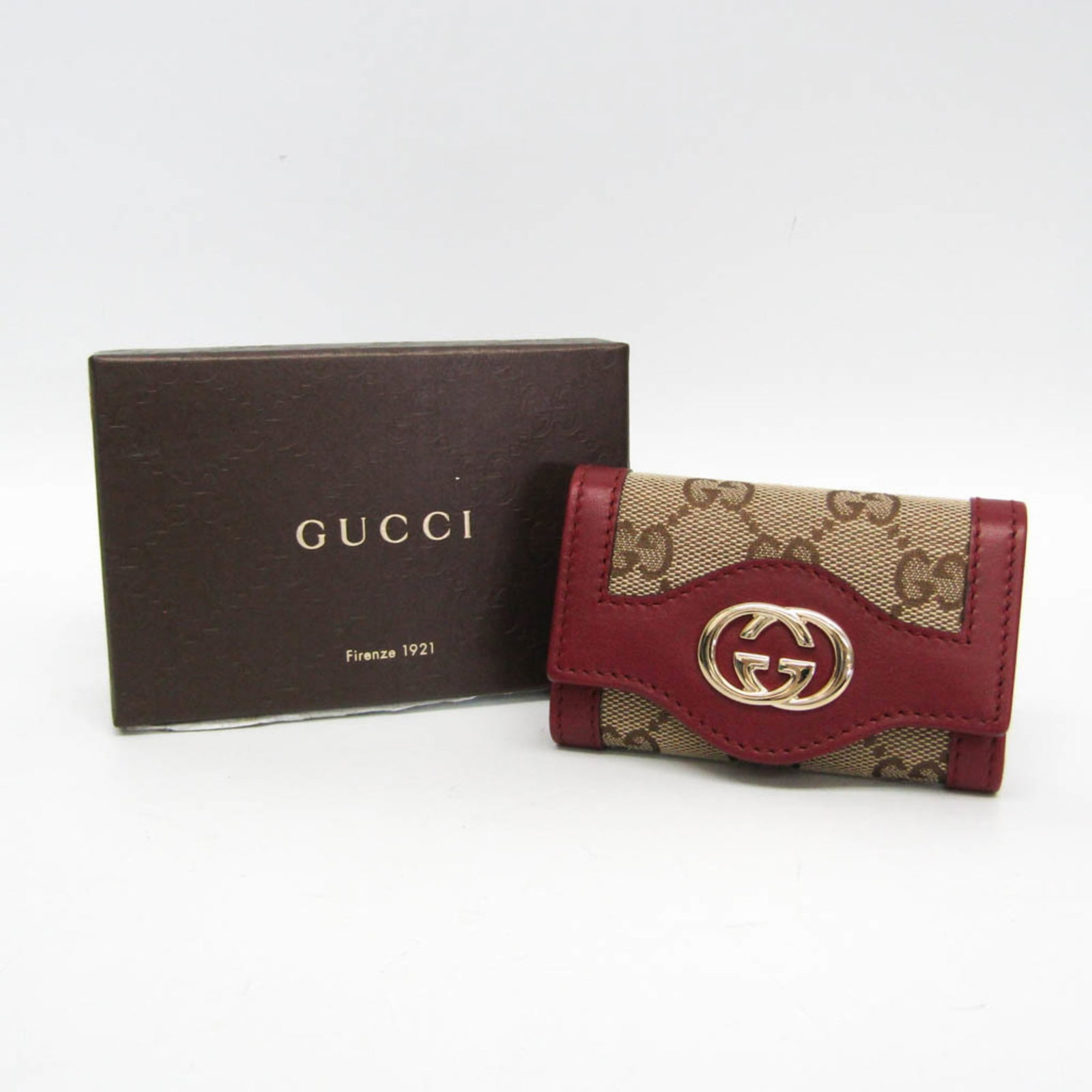 Keycase Gucci Canvas Leather - 2