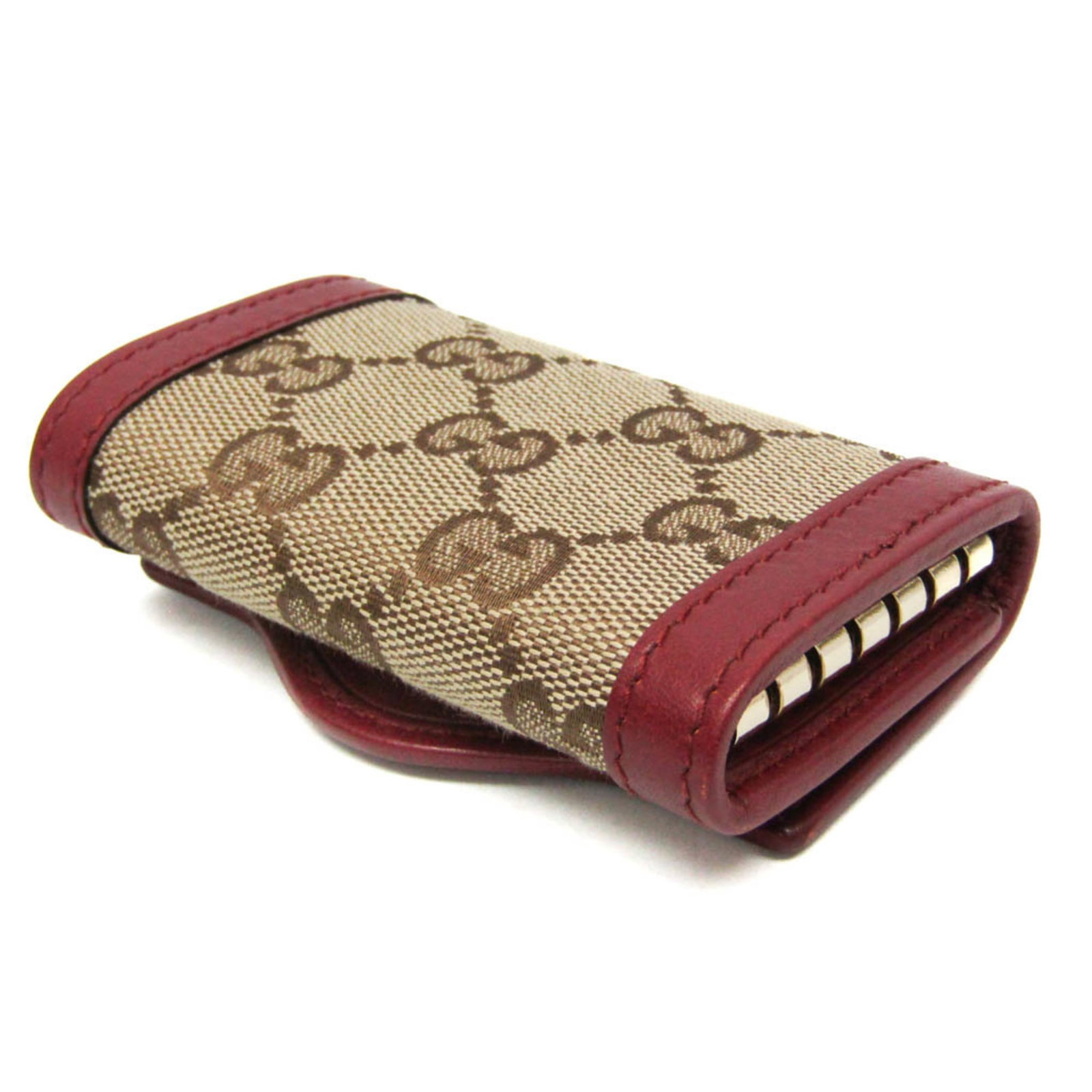 Keycase Gucci Canvas Leather - 3
