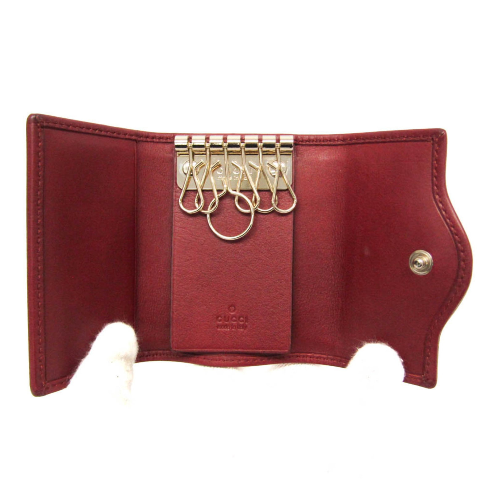 Keycase Gucci Canvas Leather - 4