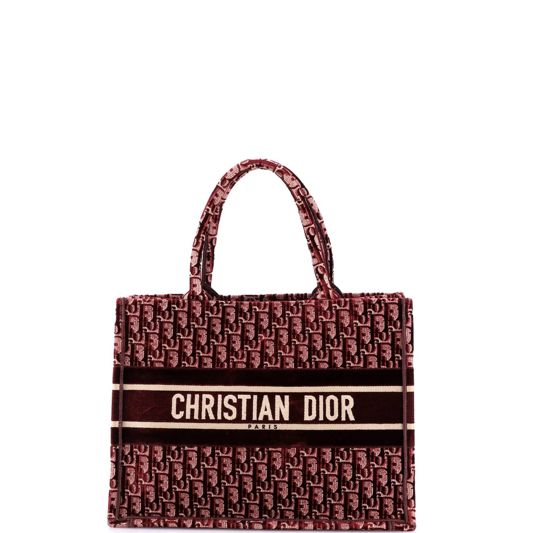 Velvet Oblique Small Christian Dior Book Tote (1 of 8)