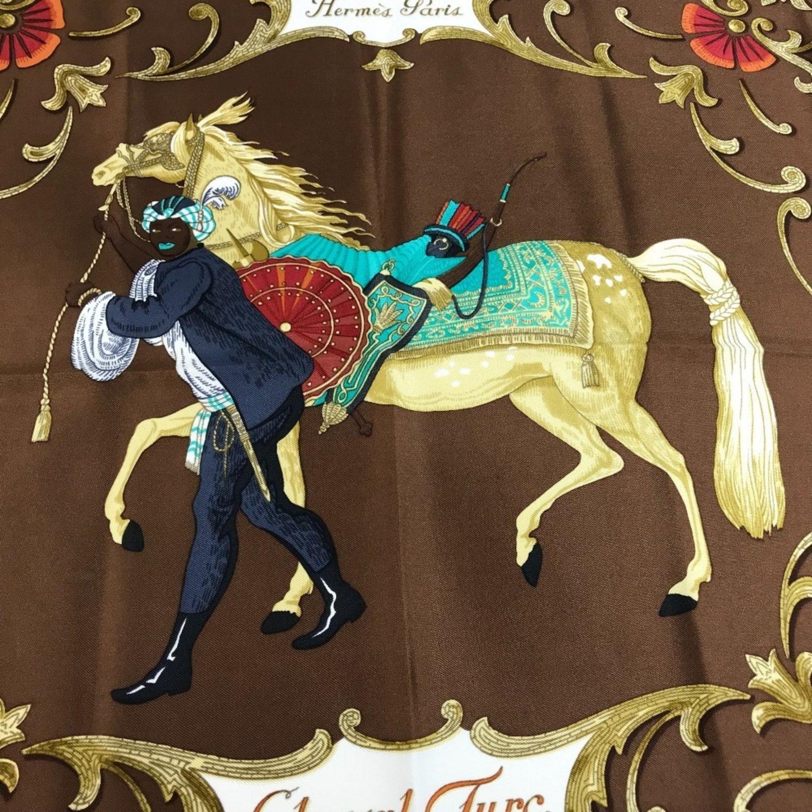 Hermes silk scarf - 8