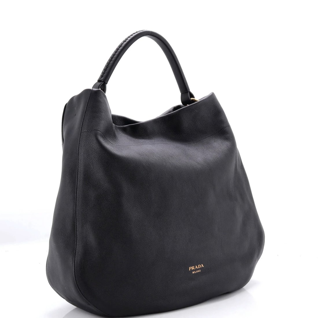 Large Leather Hobo Prada - 2