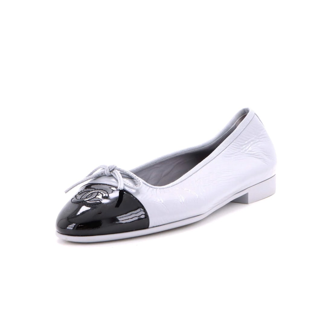 Patent Leather Ballerina Flats CC Cap Women's Chanel (1 of 6)