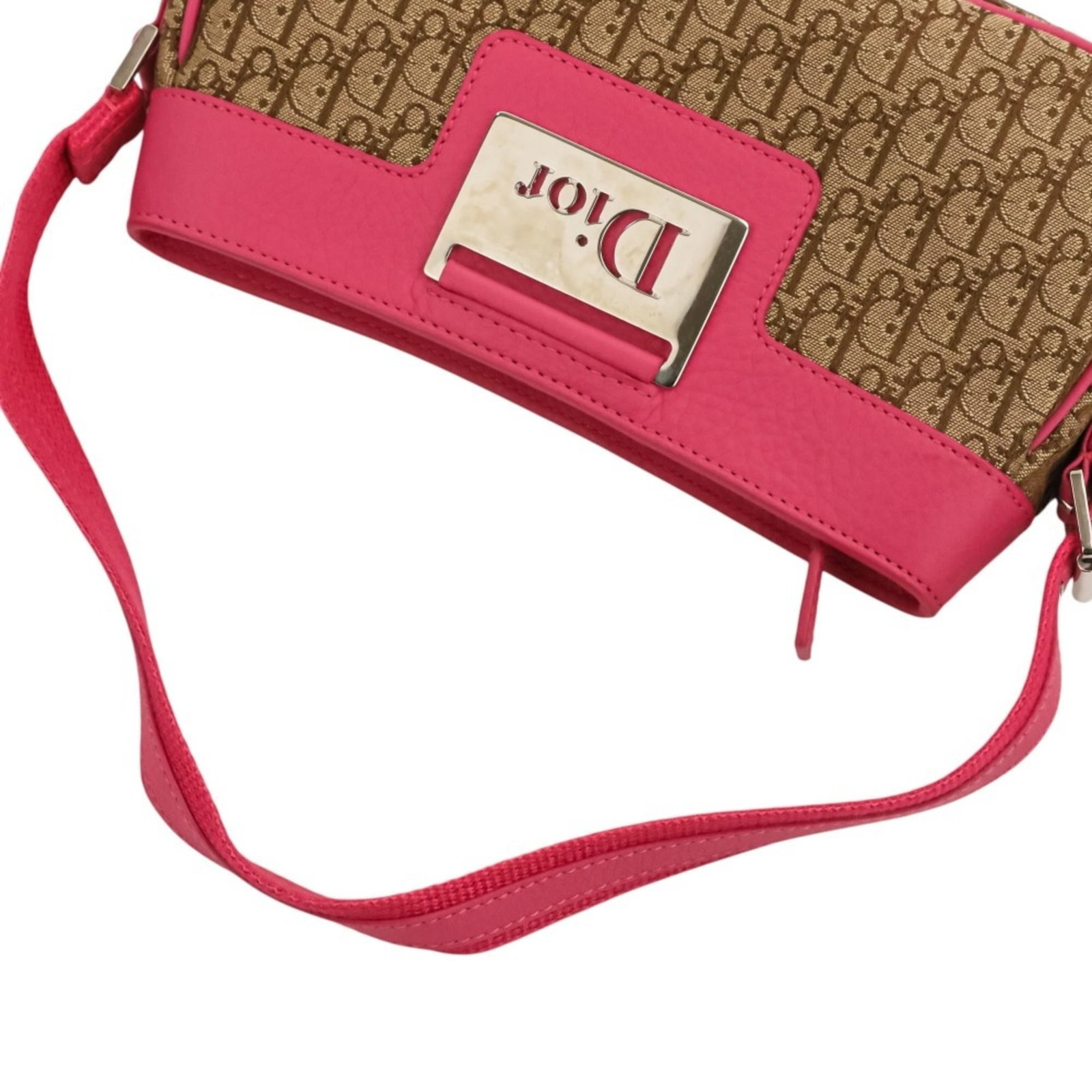 Handbag Canvas Leather Dior - 6