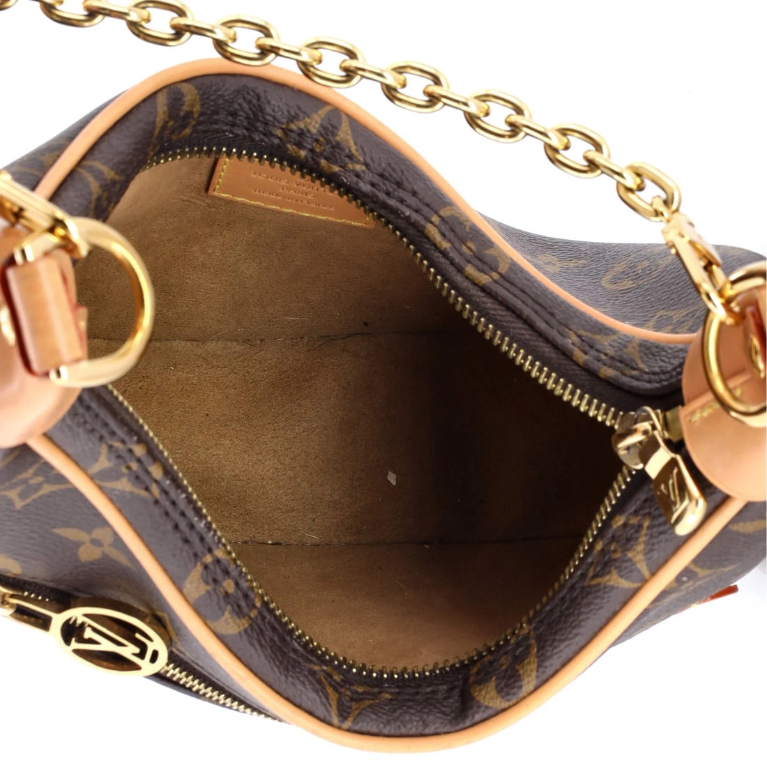 Handbag Monogram Louis Vuitton Canvas Loop - 5