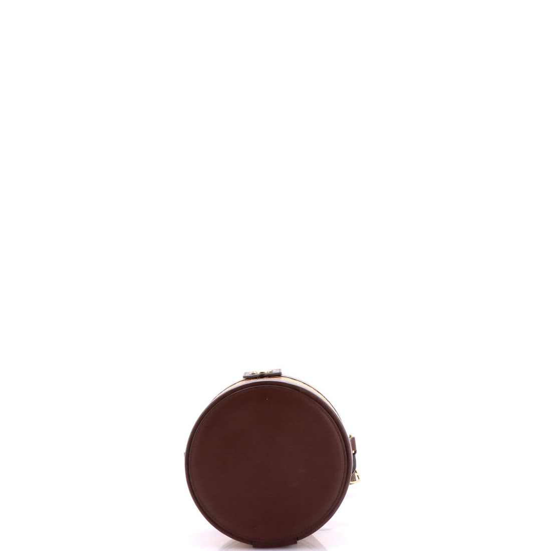 Celine Tambour Bag Triomphe Raffia and Leather Medium - 4