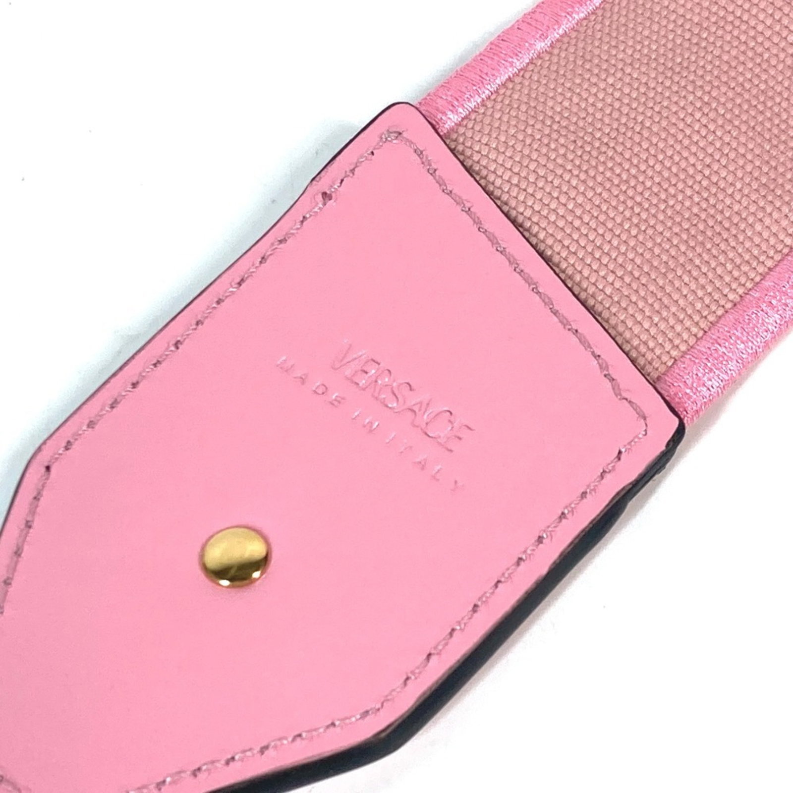 Leather Strap Versace Canvas - 7