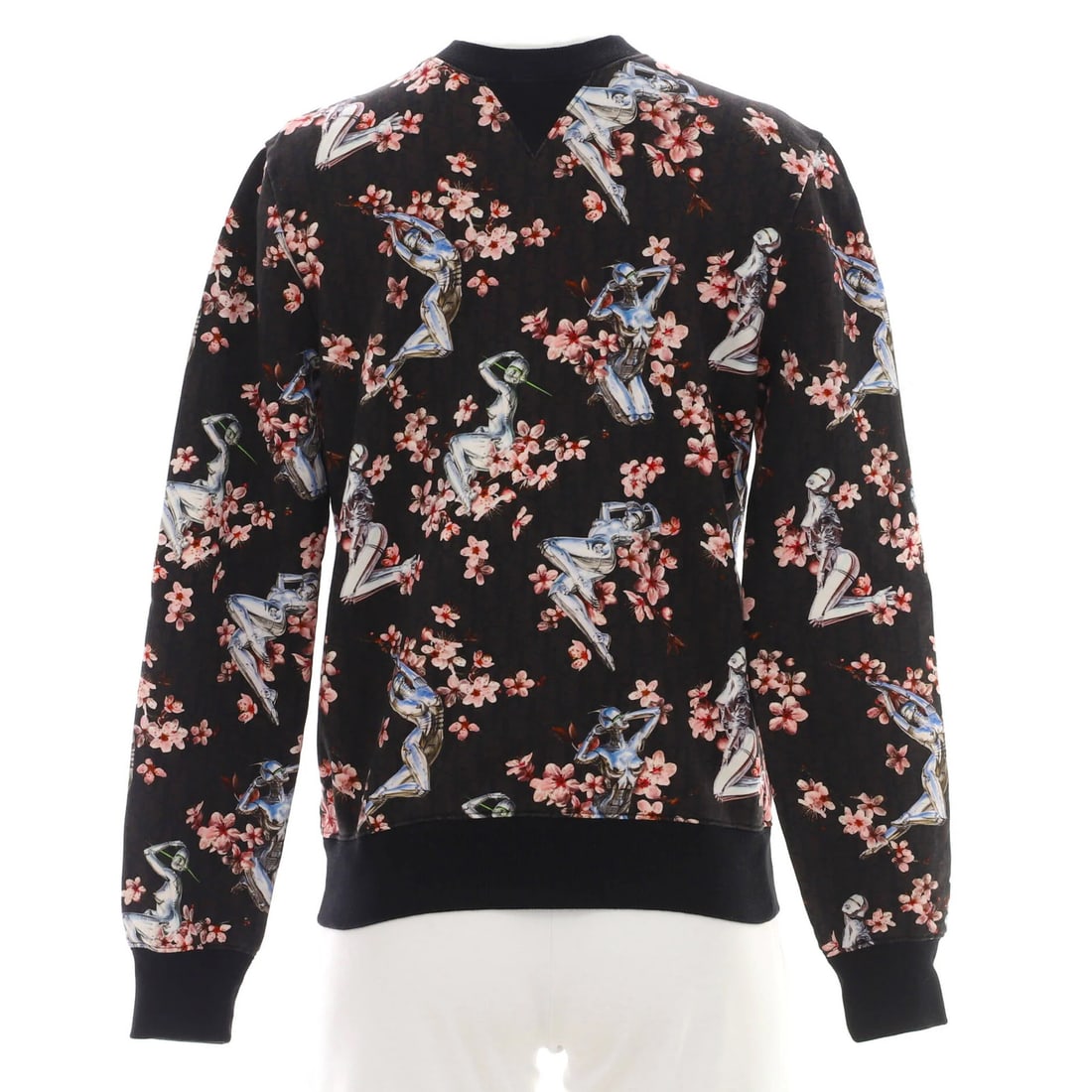 Christian Dior Men's Crewneck Sweatshirt Limited Edition Sorayama Oblique Cotton (1 of 4)