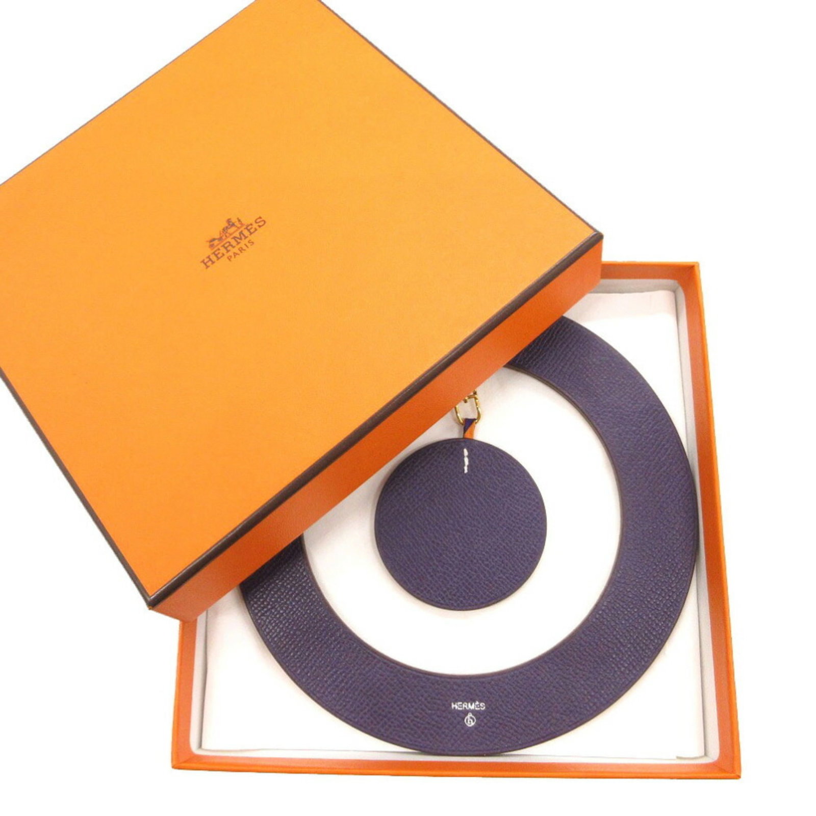 Epsom Leather Hermes Keyring - 3