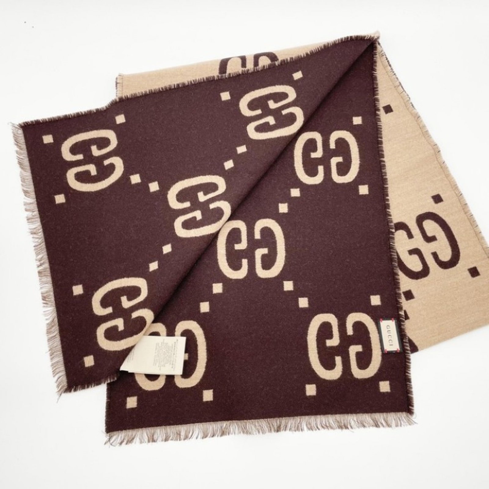 Silk scarf wool gucci - 2