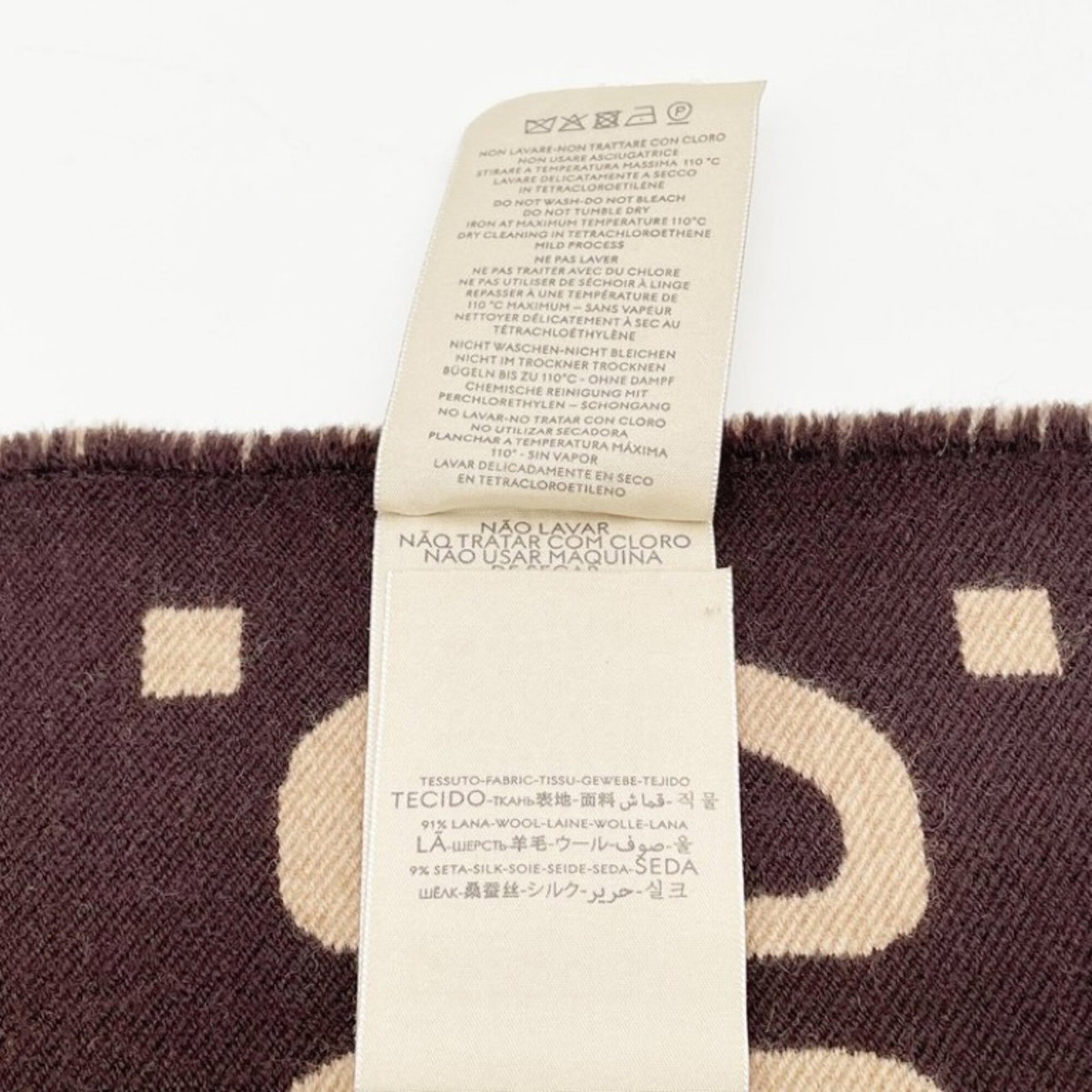 Silk scarf wool gucci - 4