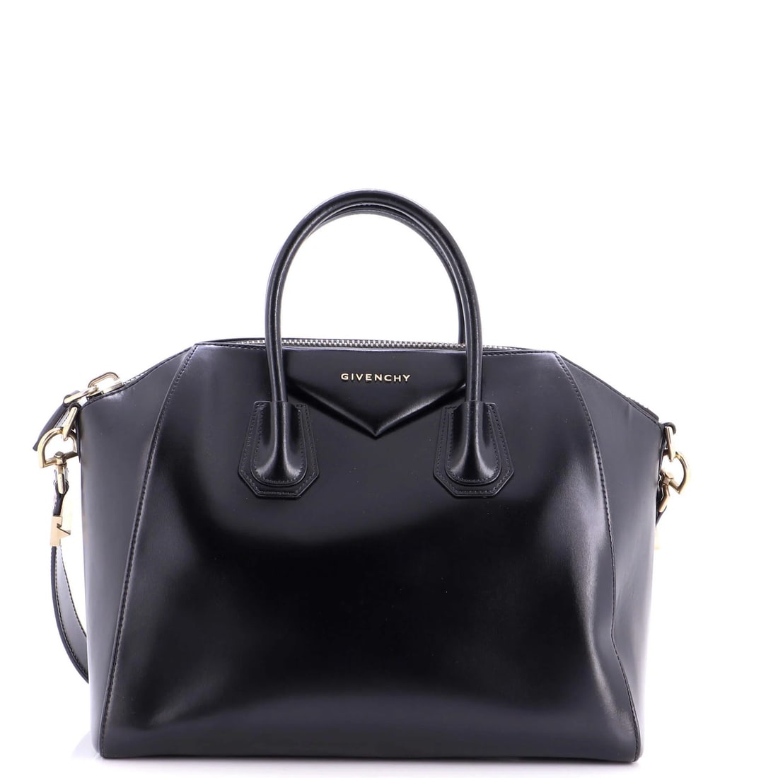 Glazed Leather Bag Medium Givenchy Antigona (1 of 7)
