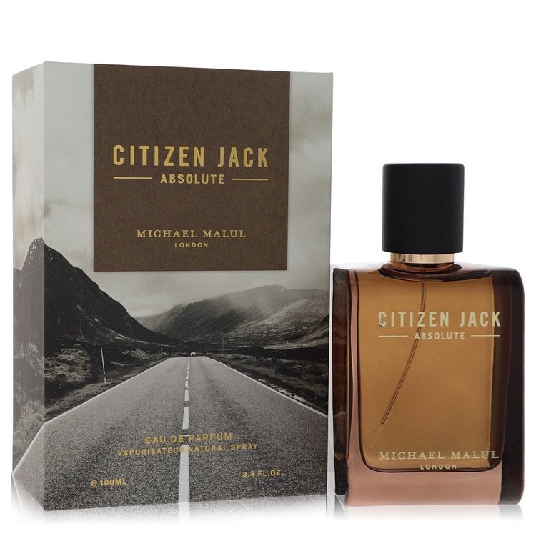 Citizen Jack Absolute by Michael Malul Eau De Parfum Spray 3.4 oz: Citizen Jack Absolute by Michael Malul Eau De Parfum Spray 3.4 oz Citizen Jack Absolute by Michael Malul Eau De Parfum Spray 3.4 oz, launched in 2019, offers a fresh burst of bergamot and mandarin as 