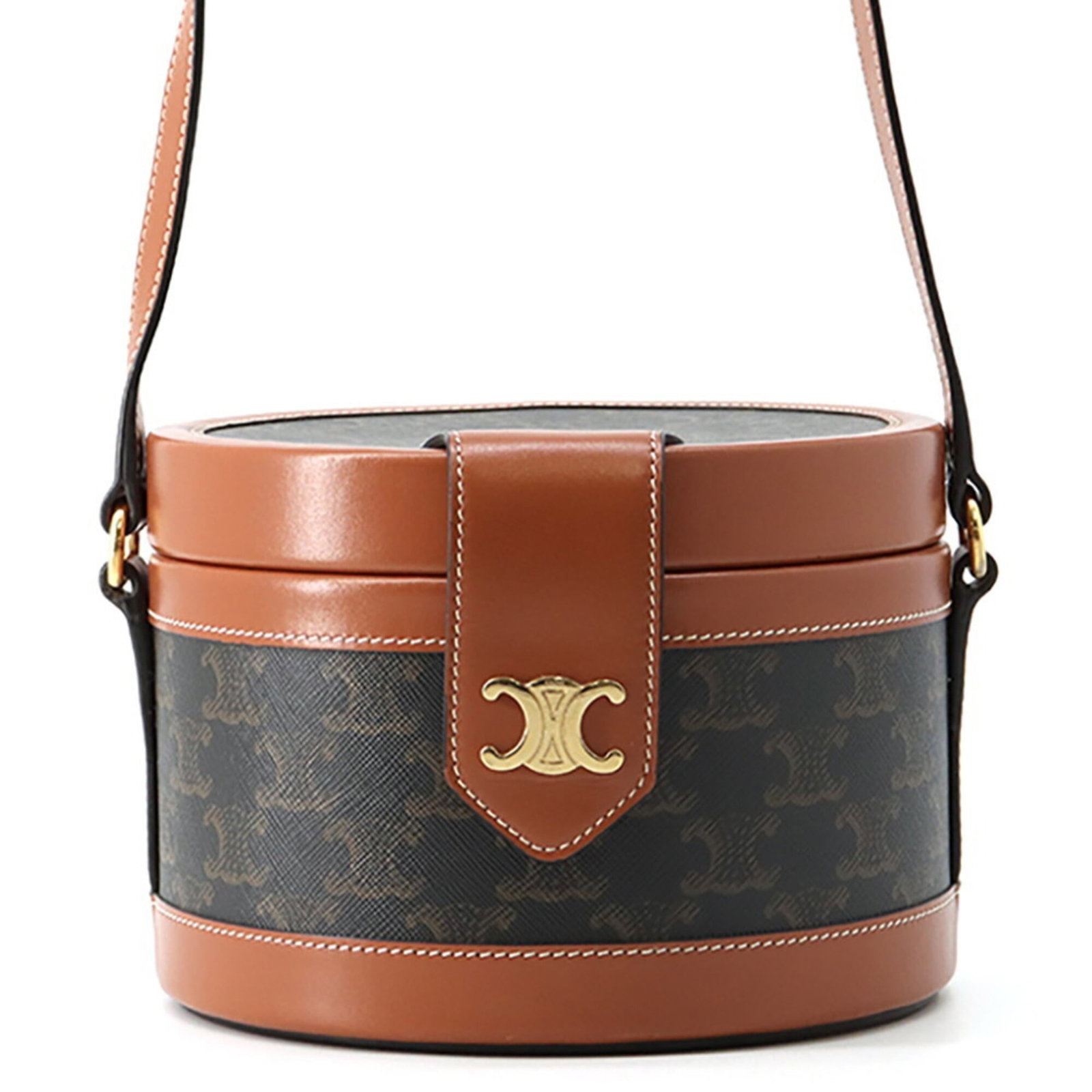 Shoulder Handbag Leather Pvc Celine: Shoulder Handbag Leather Pvc Celine This Celine shoulder handbag features high-quality leather and PVC materials, combining durability with a sleek design. Measuring 12cm x 17.5cm x 17.5cm, it offers