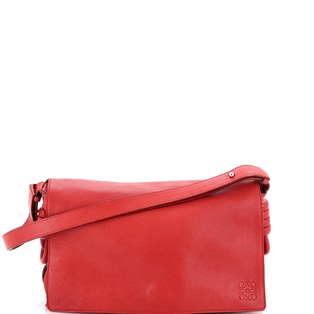 Flamenco Knot Messenger Bag Leather Large (1 of 7)