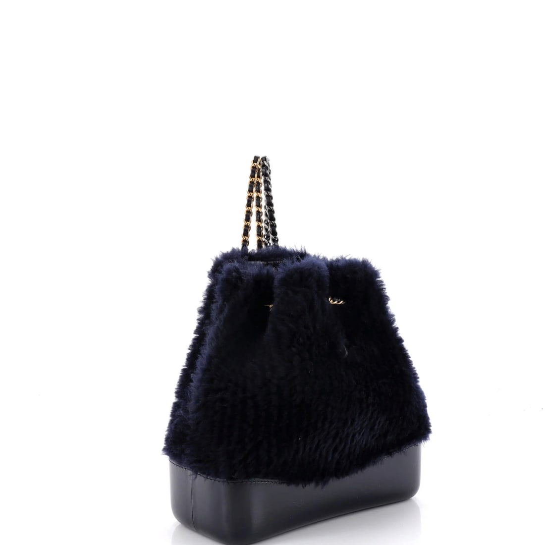 Small shearling leather backpack by Chanel - 2