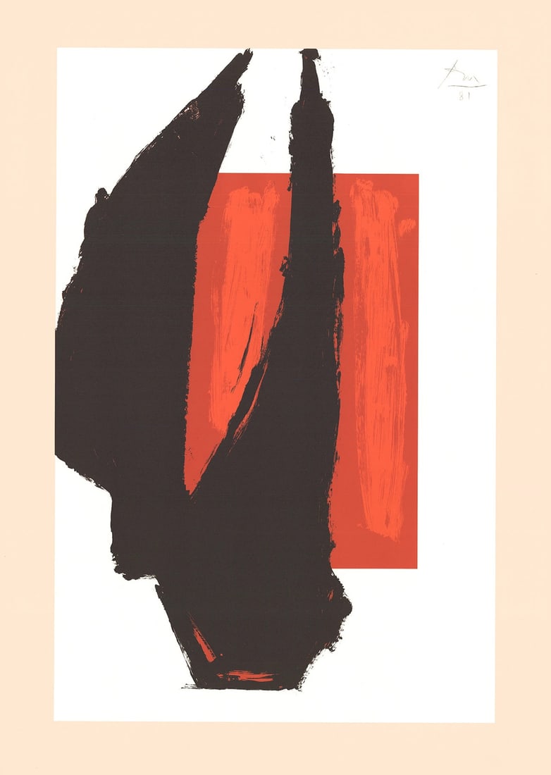 ROBERT MOTHERWELL Art Chicago (No Text) 27" x 20" Lithograph 1981 Expressionism: ROBERT MOTHERWELL Art Chicago (No Text) 27" x 20" Lithograph 1981 Expressionism Item Specifics: Artist: Robert Motherwell Brand: Motherwell Robert Country/Region Of Origin: USA Exact Year: 1981 Height