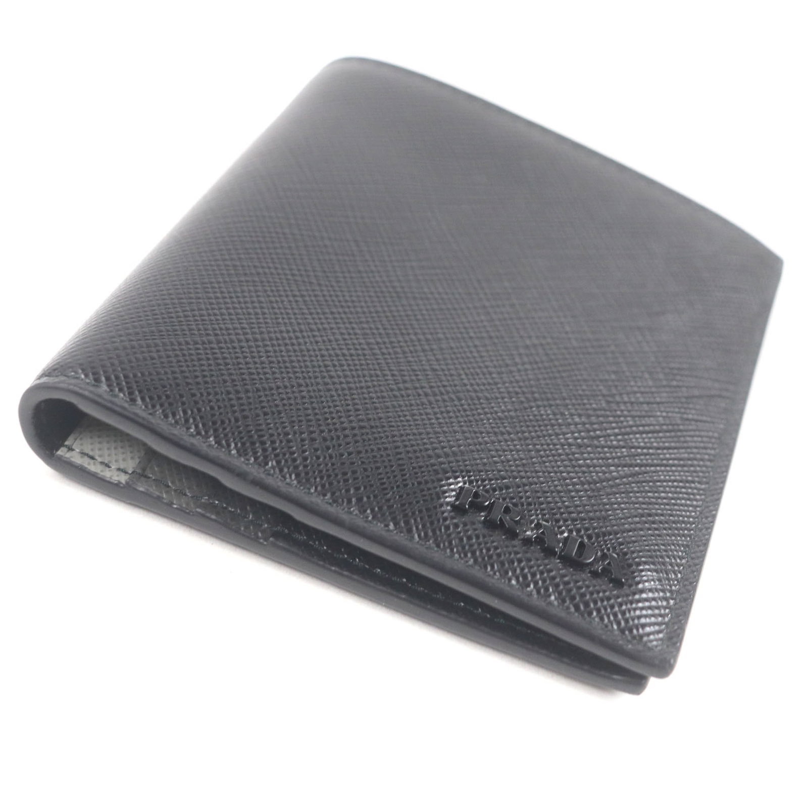 Saffiano Triangle Prada Card Case - 4