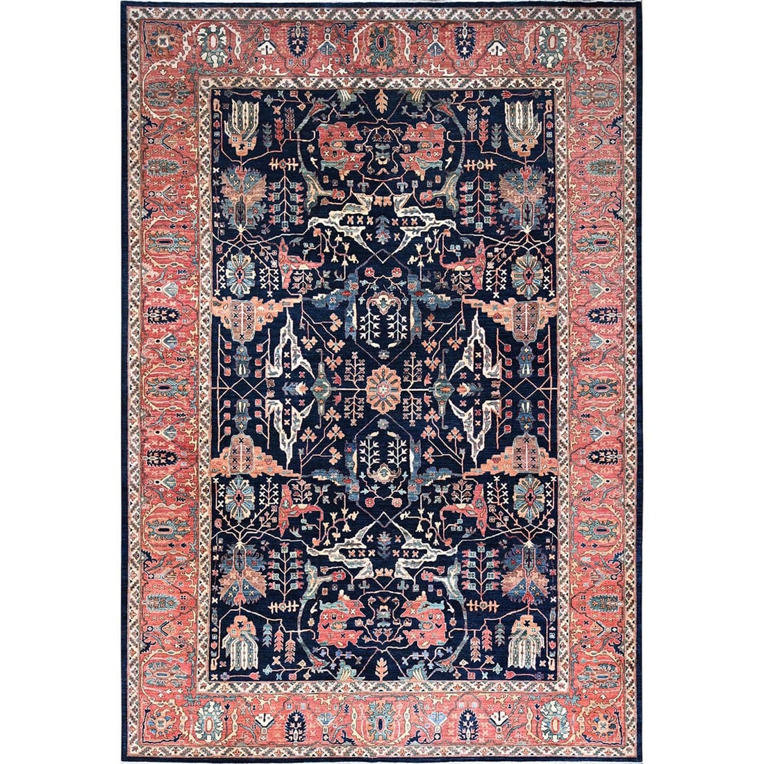 12'x17'6" Blue Aryana Bidjar Garus Design Wool Oversized Oriental Rug (1 of 12)