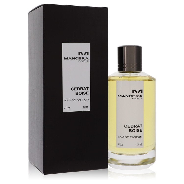 Mancera Cedrat Boise by Mancera Eau De Parfum Spray (Unisex) 4 oz: Mancera Cedrat Boise by Mancera Eau De Parfum Spray (Unisex) 4 oz Citrus notes capture your attention at the top, leading to a juicy aromatic fruity woodsy scent. Mancera's Cedrat Boise was created by