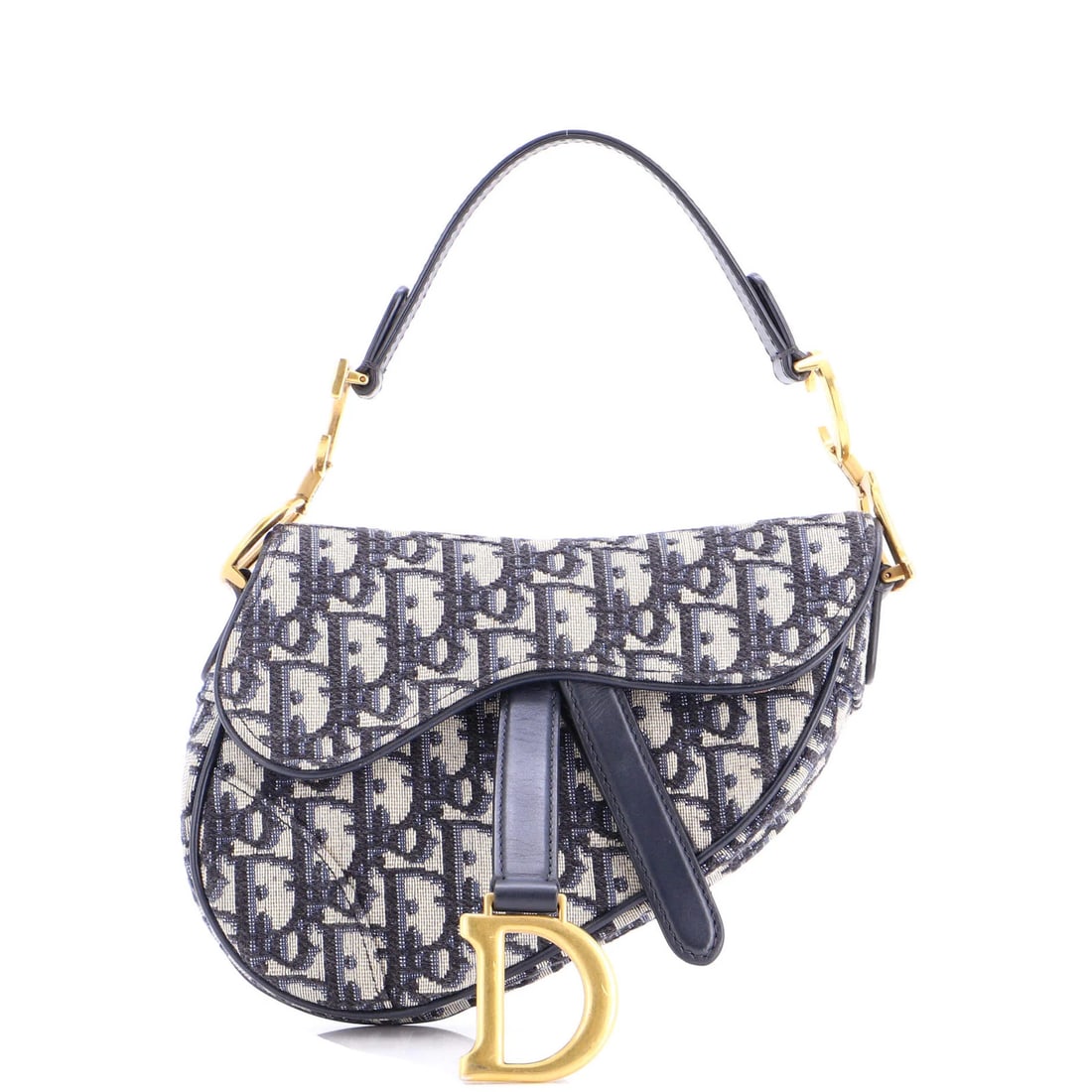 Handbag Saddle Canvas Oblique Dior Christian Mini: Handbag Saddle Canvas Oblique Dior Christian Mini Saddle Canvas Oblique Dior Christian Mini Handbag - A stylish and compact shoulder bag with a classic design, featuring a canvas exterior in blue and