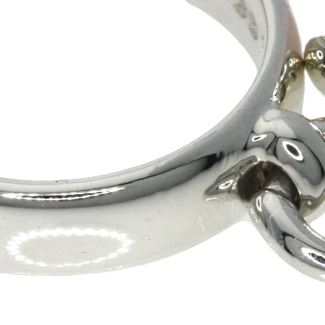 Tiffany Co Ball Rose Silver Quartz Dunkle Ring - 10